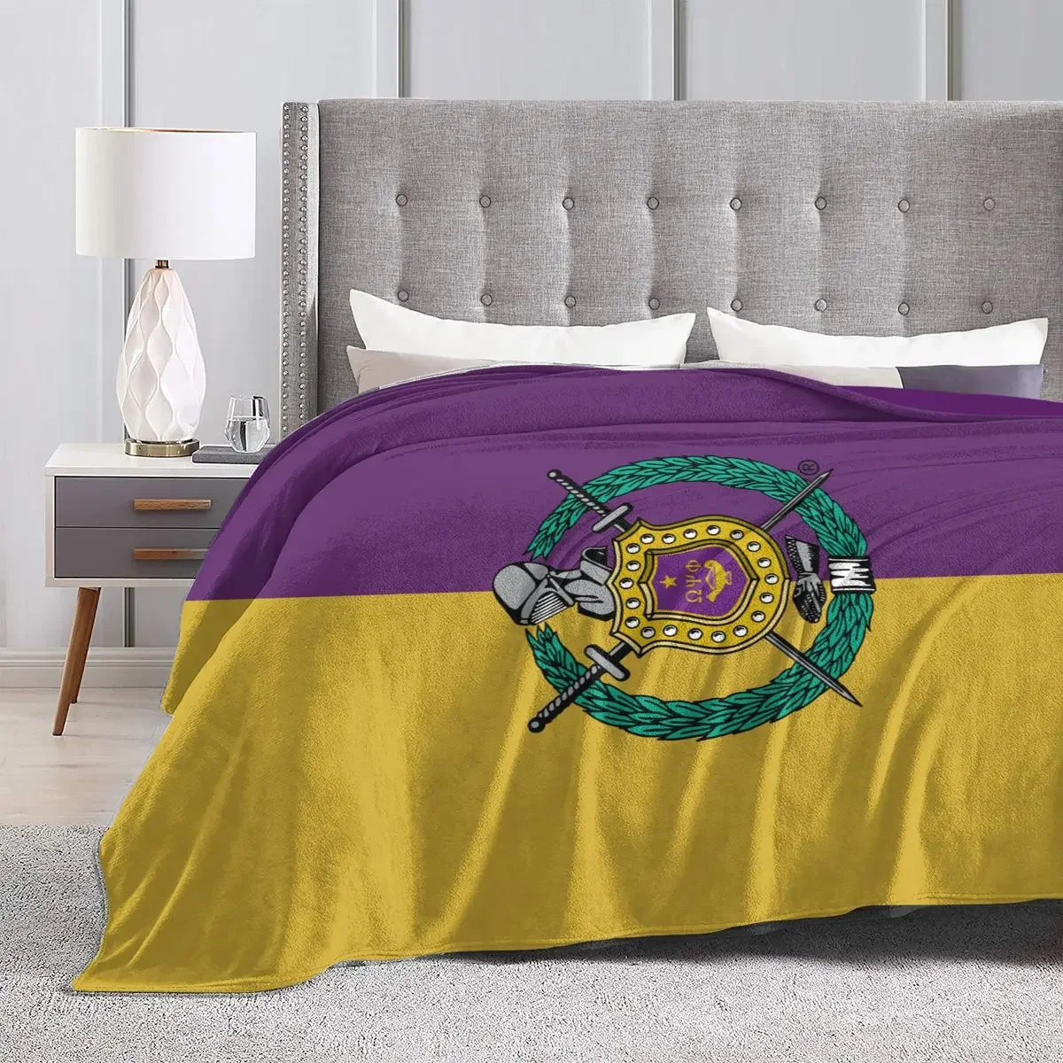 Одеяло флисовое внесезонное ультрамягкое с цифровым принтом