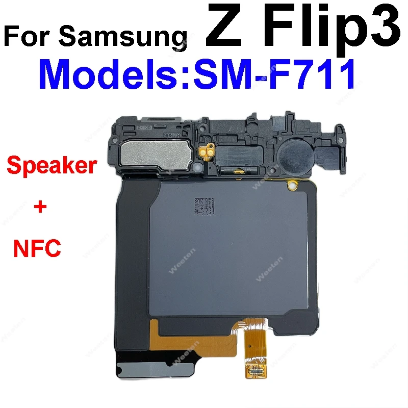 Для Samgsung Z Flip1 2 3 4 5 Fold 1 F7210 Модуль катушки беспроводной зарядки NFC Детали