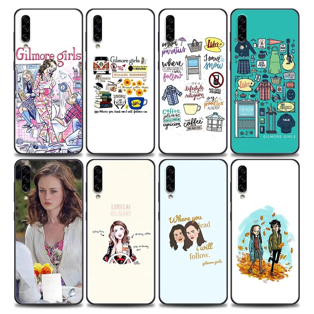 

Hot TV Show Cartoon Gilmore Girls Case Fundas For Samsung A7 A9 2018 A50 Cover Galaxy A50s A70 A30 A10 A20 A40 A60 A90 Soft Case