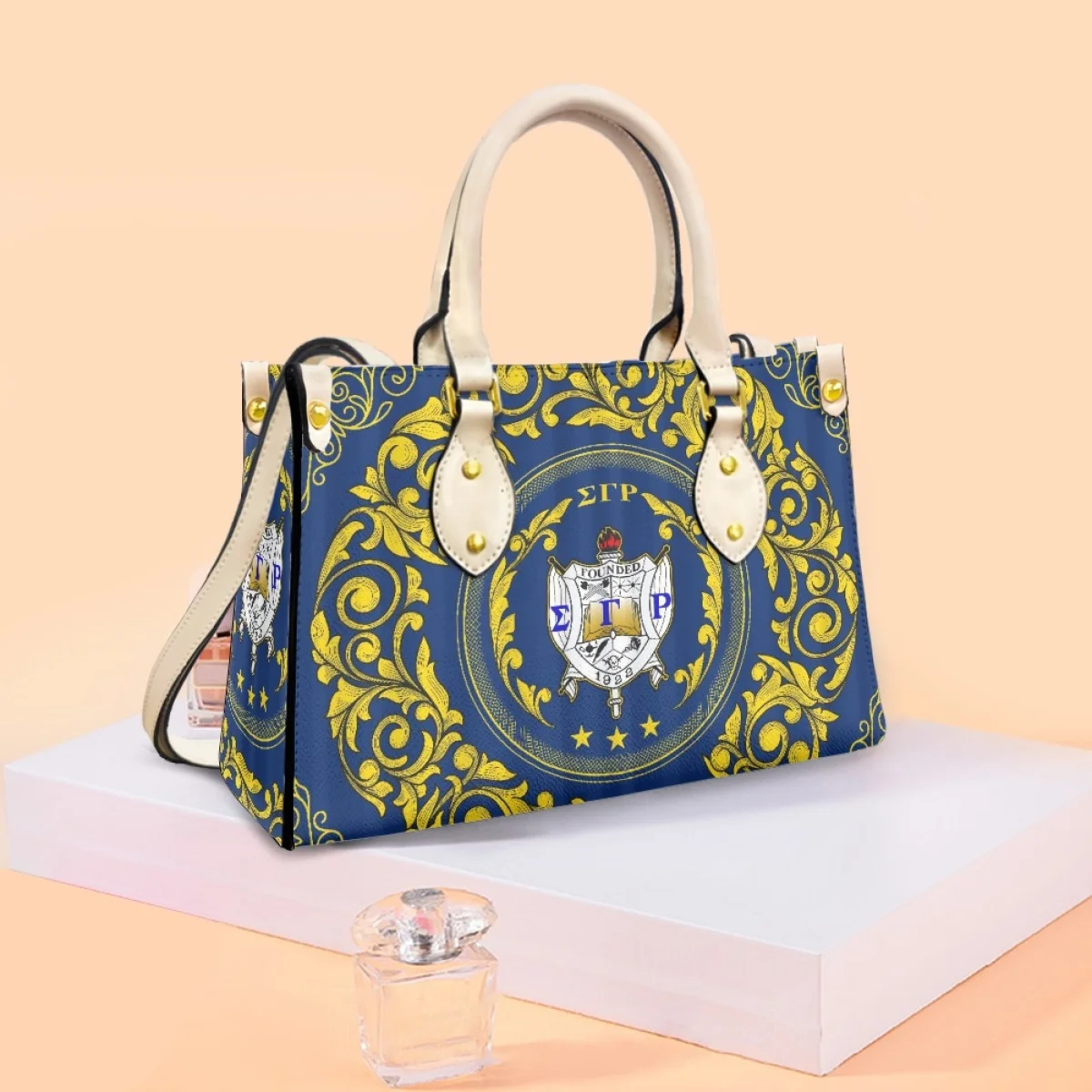 Pretty Hand Sign Sigma Gamma Rho Women Handbags Luxury PU Leather Messenger Bags for Female Clutch Ladies Crossbody Bolsos Mujer