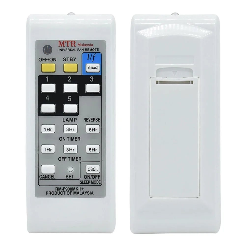 

Universal Electric Fan Remote Control For KDK ELMARK Durable Remote Control Wear-resistant White Home Improvement 1pc