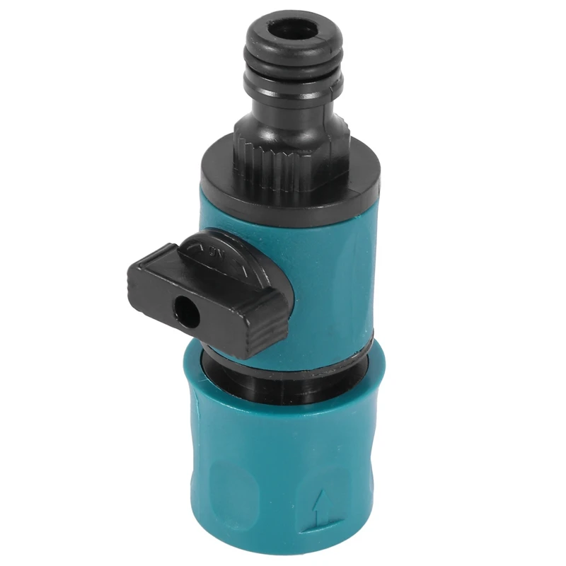 

Plastic Valve With Quick Connector Agriculture Garden Watering Prolong Hose Irrigation Pipe Fittings Hose Adapter 6 Pc