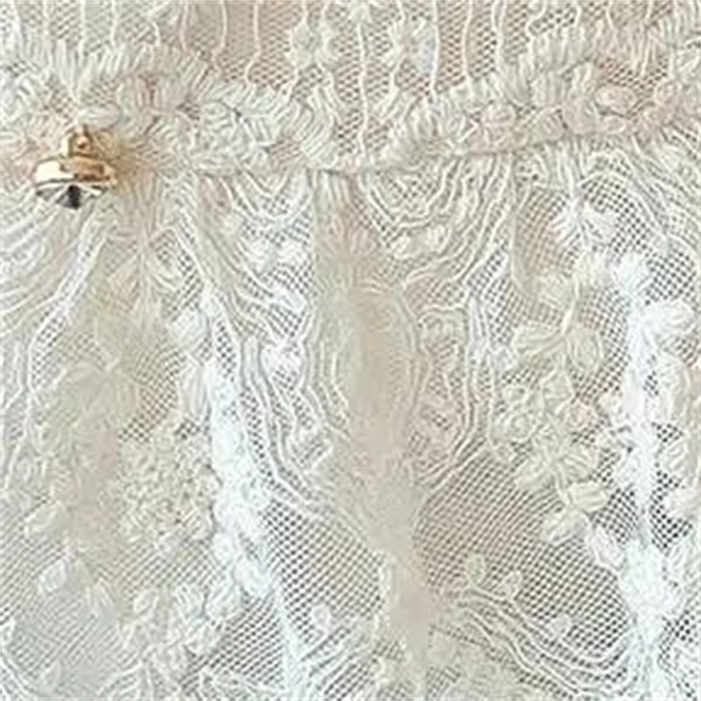 Блузка с рукавами-лепестками дизайнерские кружевные блузы топы французская