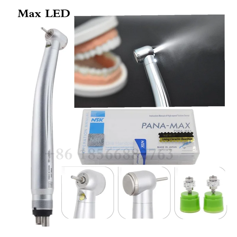 Стоматологический высокоскоростной наконечник Стандартная кнопка ручная