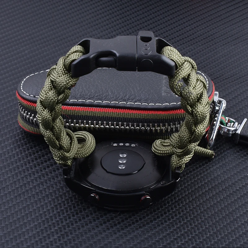 Watchabnd Braided Strap for Samsung Galaxy Watch 42mm 46mm Bands 22mm for Samsung Galaxy Watch 3 41mm 45mm Nylon Sports Bracelet