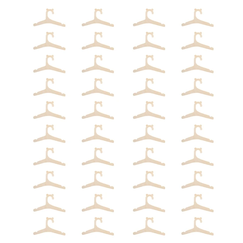 

40 шт., детские деревянные вешалки для одежды