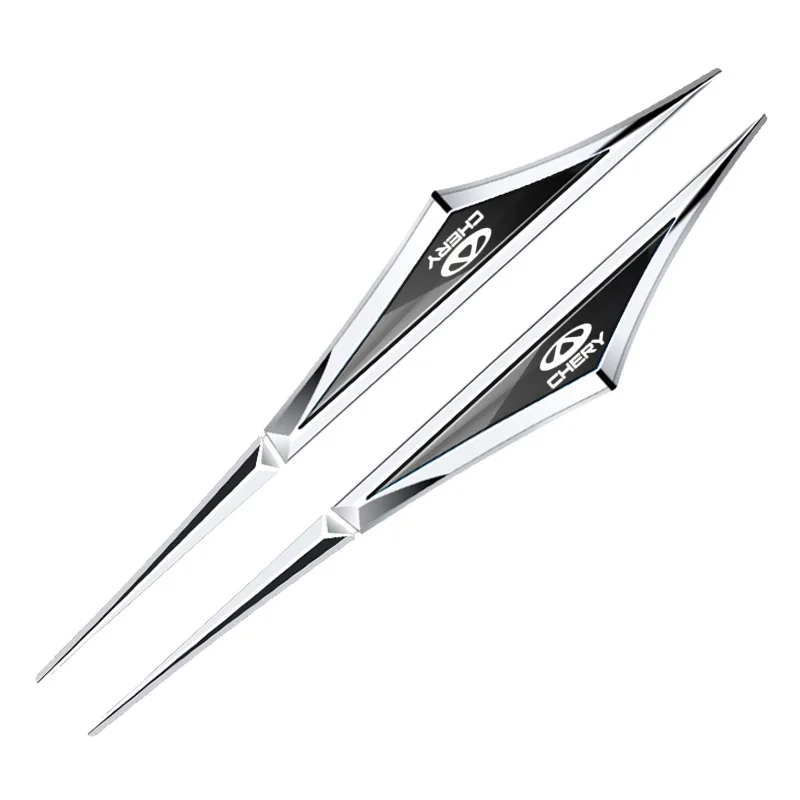 

2 шт., автомобильные хромированные модифицированные боковые двери для кузова автомобиля, лезвия, автомобильные наклейки для Chery Tiggo 8 Pro 7 Arrizo 5 Tiggo 8 PLUS, автомобильные аксессуары