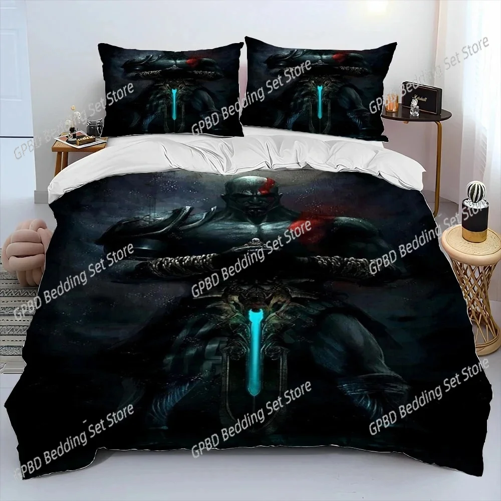 Комплект постельного белья Game God of War Кратос пододеяльник комплект наволочка