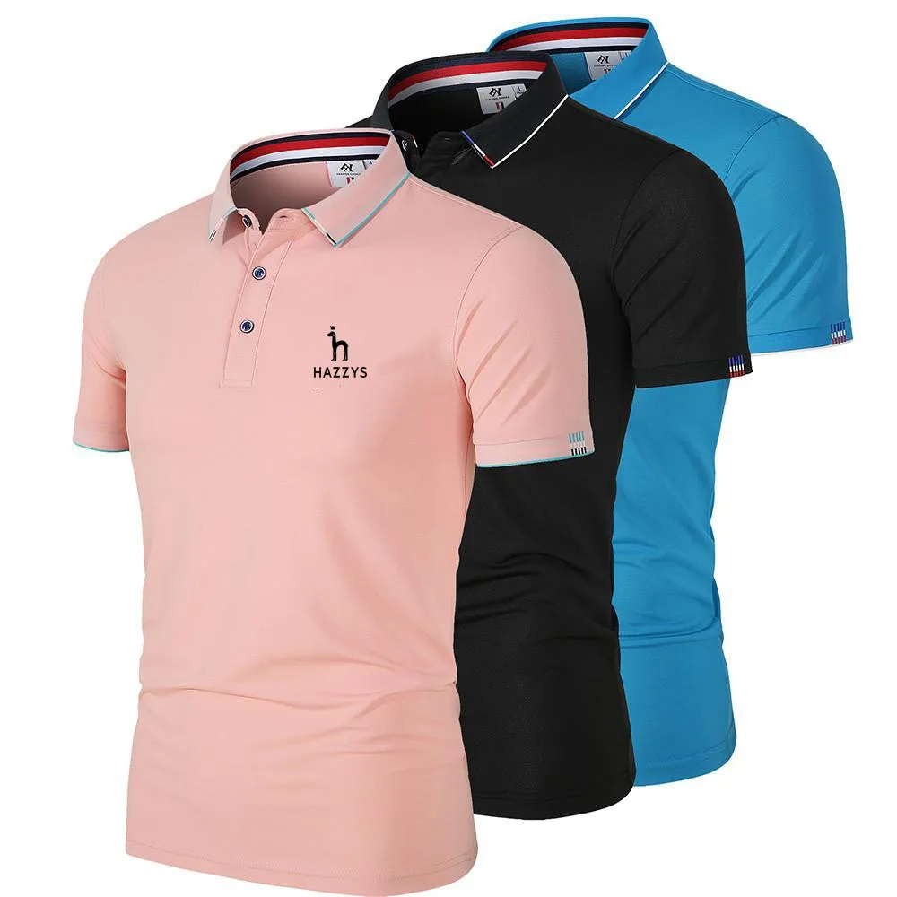 Golf Apparel Men's New Summer Outdoor Loose Breathable Wear-resistant Polo Shirt Casual Quick Dry High Quality Short Sleeve