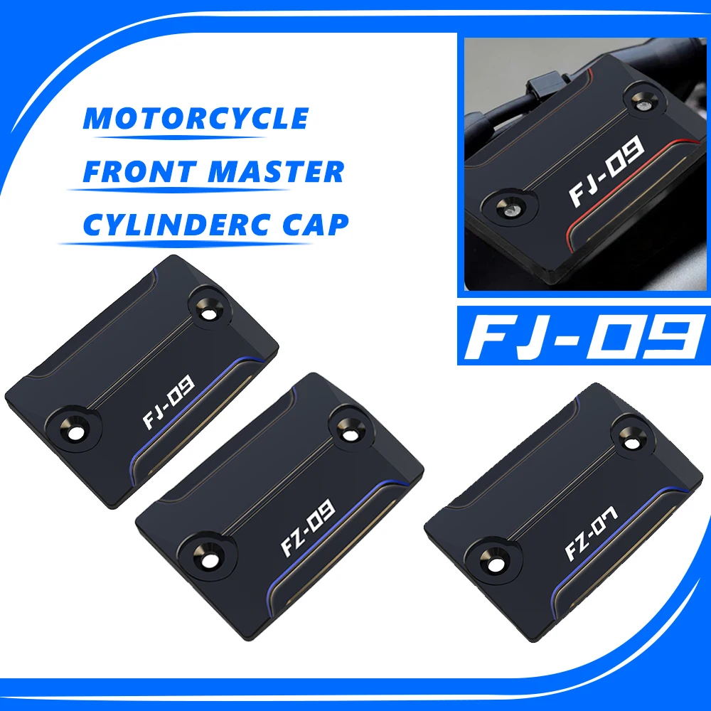 

FJ-09 FZ-09 FZ-07 Motorcycle For Yamaha FZ09/FJ09 FZ07/FZ07 ABS Front Rear Brake Fluid Reservoir Cap Cover 2014 2015 2016 2017
