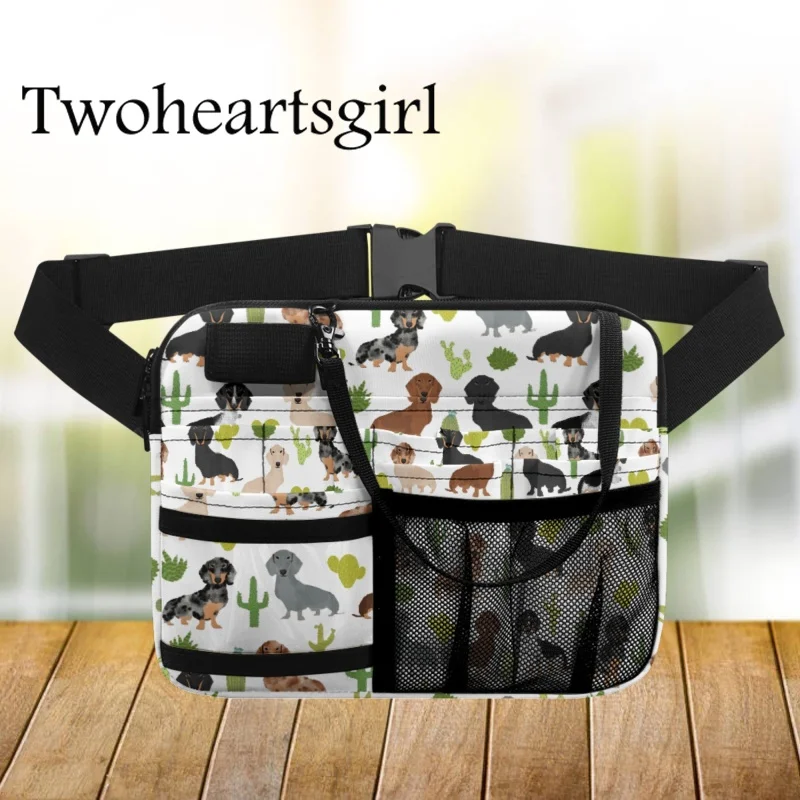 

Сумка-Органайзер для медицинских принадлежностей twoheart sgirl, ранец для медсестер с таксой, вместительный поясной органайзер для медсестер