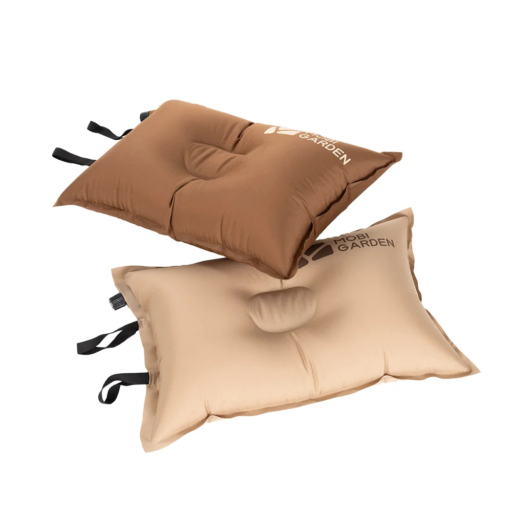 

MOBI GARDEN Camping Inflatable Pillow Automatic Ultralight Sponge Comfortable Outdoor Travel Sleeping Pillow Portable