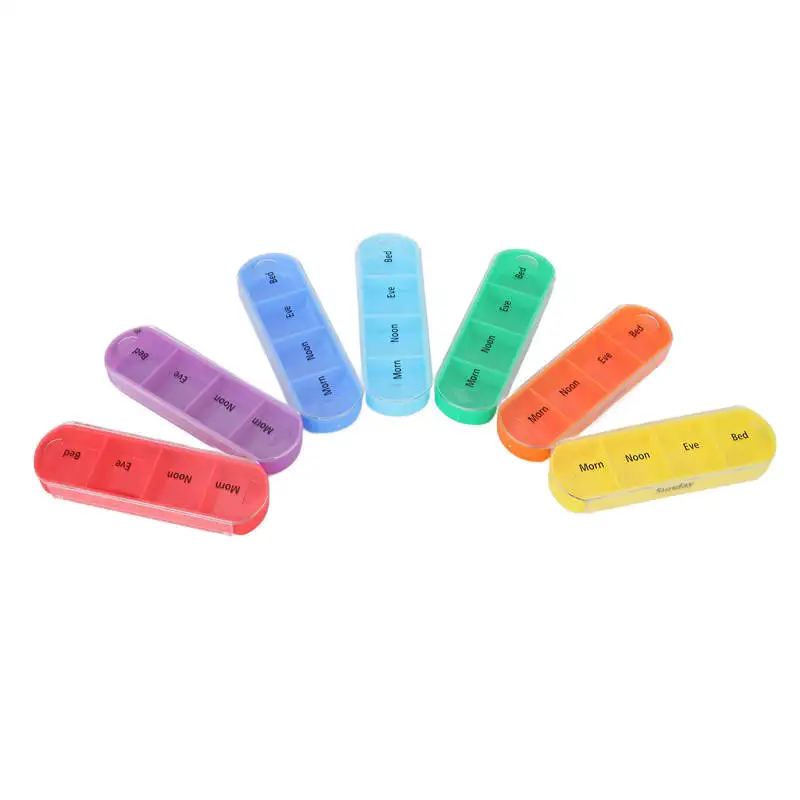 

Medicine Box Push Button Medicine Colorful for Patient for Outside