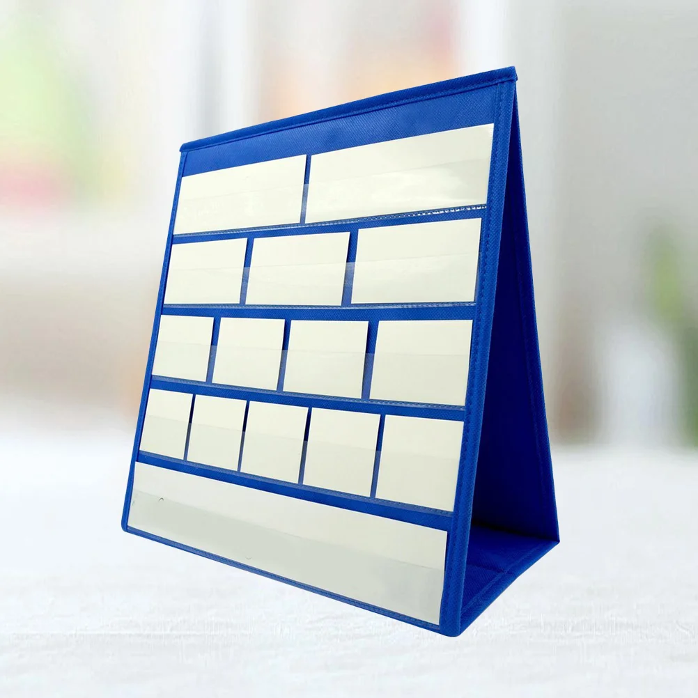 

43 X33cm Simple Calendar Table Top Easel Stand Card Office Magnetic Folder Holder