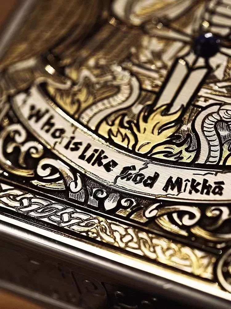 Зажигалка Zippo Knight Worrier узор Изысканная ветрозащитная Коллекция в коробке