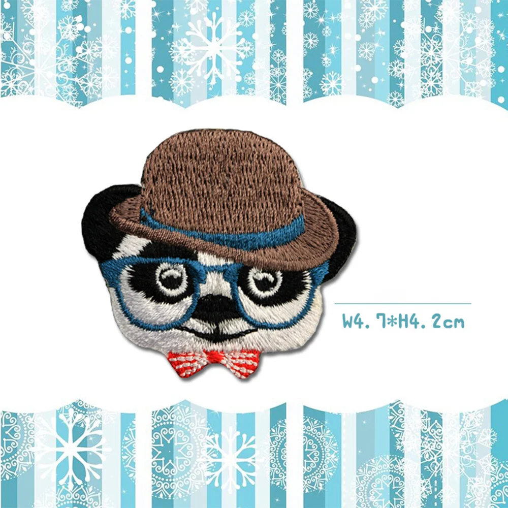 Тканевые наклейки с пандой вышивкой своими руками маленькие утюгом модная