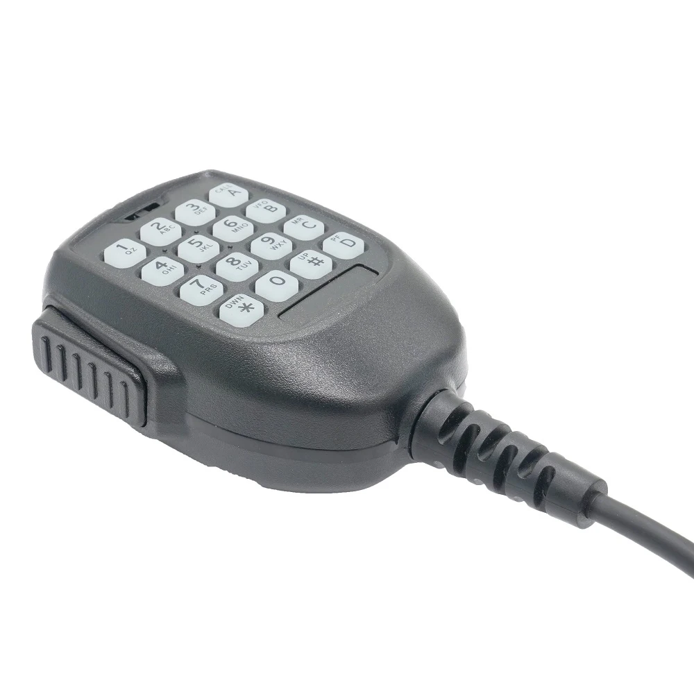 Walkie Talkie 8-pin Speaker Mic Hand Microphone For KMC-62 Walkie Talkie with Keyboards for Car Radio Connector Type RJ45
