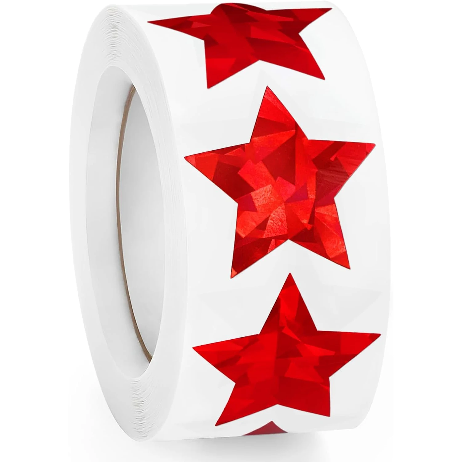 

Голографические наклейки со звездой, бумага, 100-500 шт.