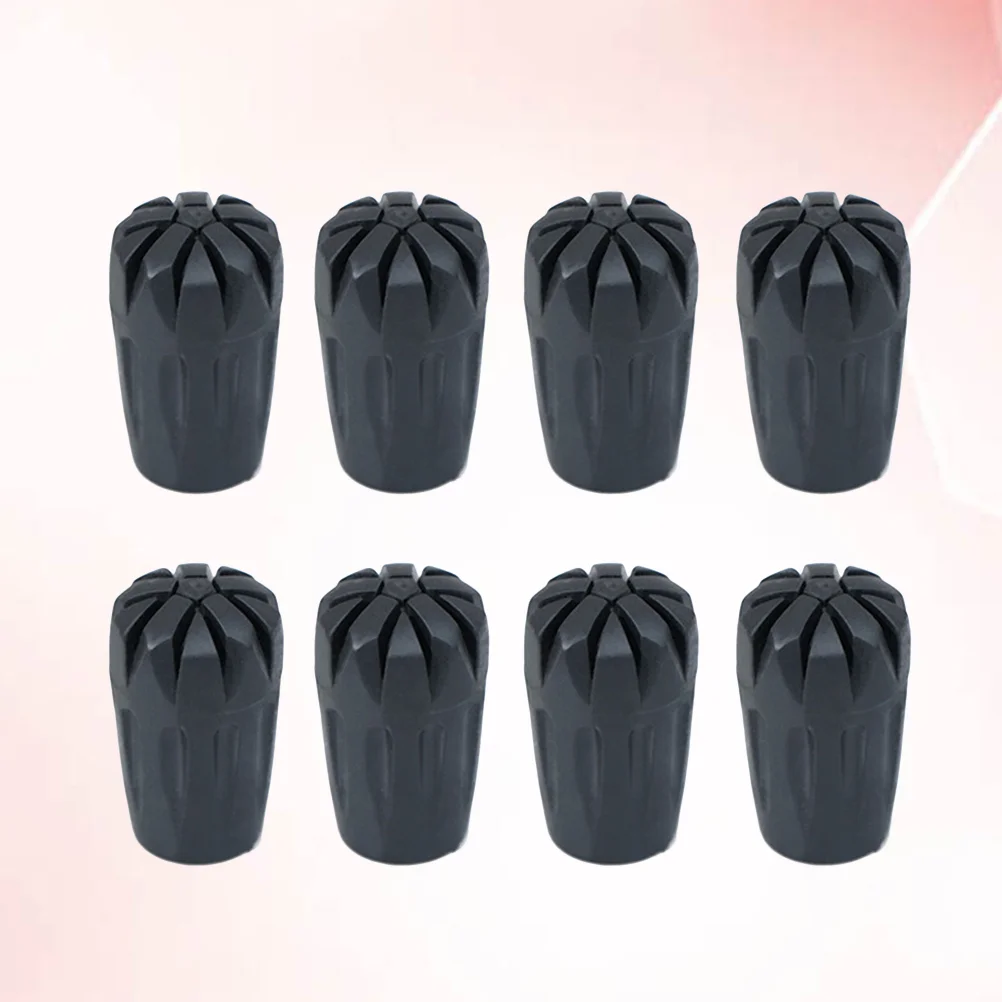 

Walking Rubber Tips Trekking Tip Cane Pole Stick Hiking Head Protector Sticks Ferrules Canescover Replacement Absorption Caps
