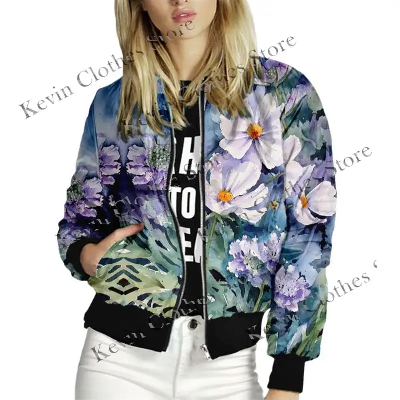 

Куртка женская твидовая с цветочным принтом, верхняя одежда в стиле ретро, ветровка, костюм с юбкой, зима 2023