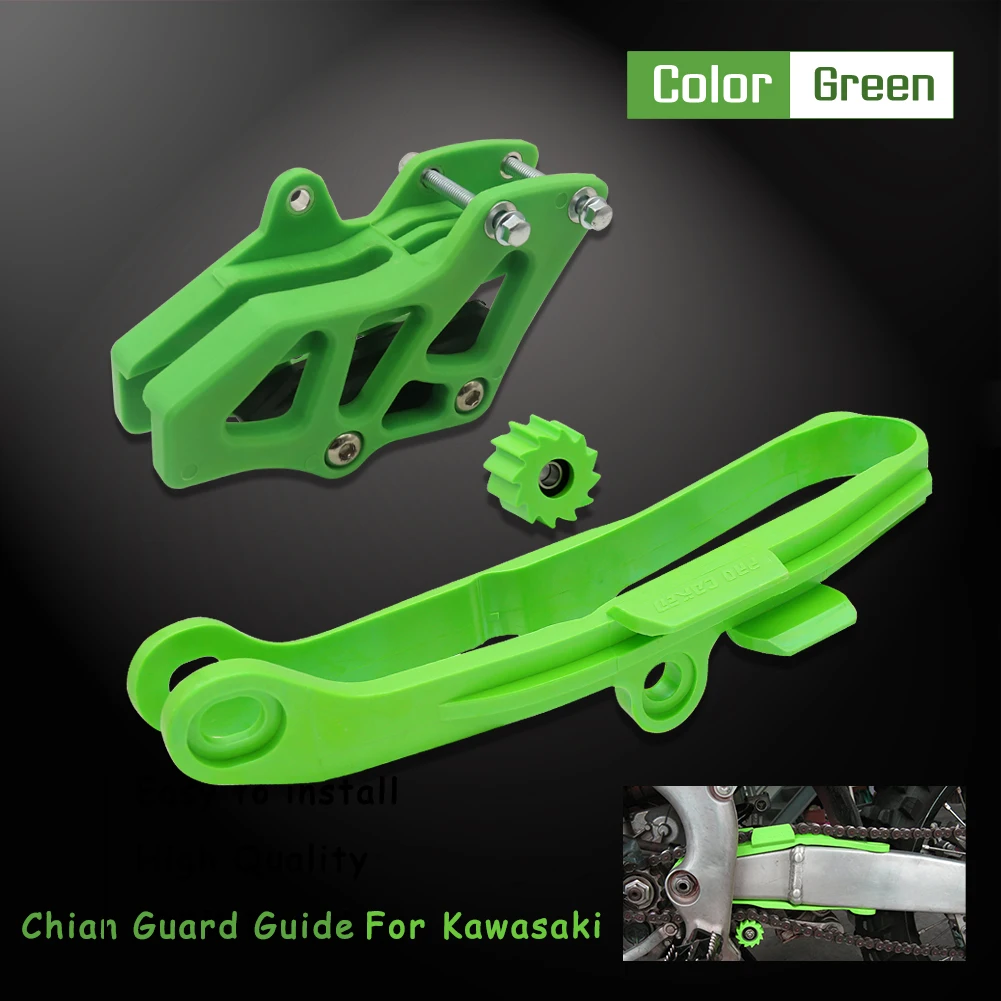 

Motorcycle Chain Roller Slider Guide Swingarm For KAWASAKI KXF250 KXF450 KX250F KX450F KXF 250 450 KX 250F KLX450R Chain Guide