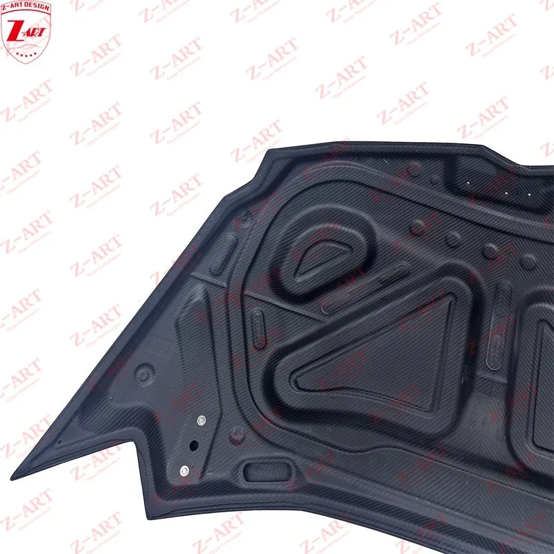 Передняя крышка Z-ART из сухого углеродного волокна для Aventador Prepreg Передний капот