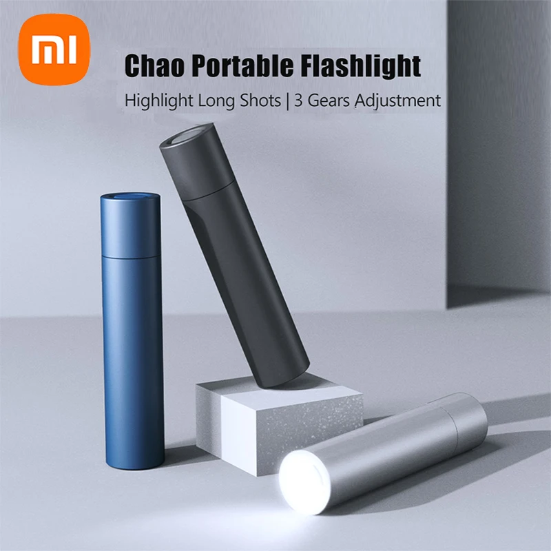 

Xiaomi Chao Led Portable Flashlight Ultra Bright Torch Camping Light Long Battery 3 Switch Mode Waterproof Bicycle Night Fishing
