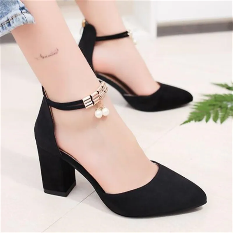 

HOT Summer Women Shoes Side with Pointed Toe Pumps Dress Shoes High Heels Boat Shoes Wedding Shoes Sandals