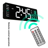 large displa digital led wall clock usb remote control timer for bedroom decoration home decor living room wall clock %d1%87%d0%b0%d1%81%d1%8b