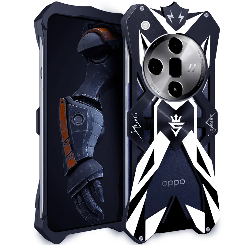 Оригинальный роскошный металлический алюминиевый чехол Zimon Thor Heavy Duty Armor для Oppo Find