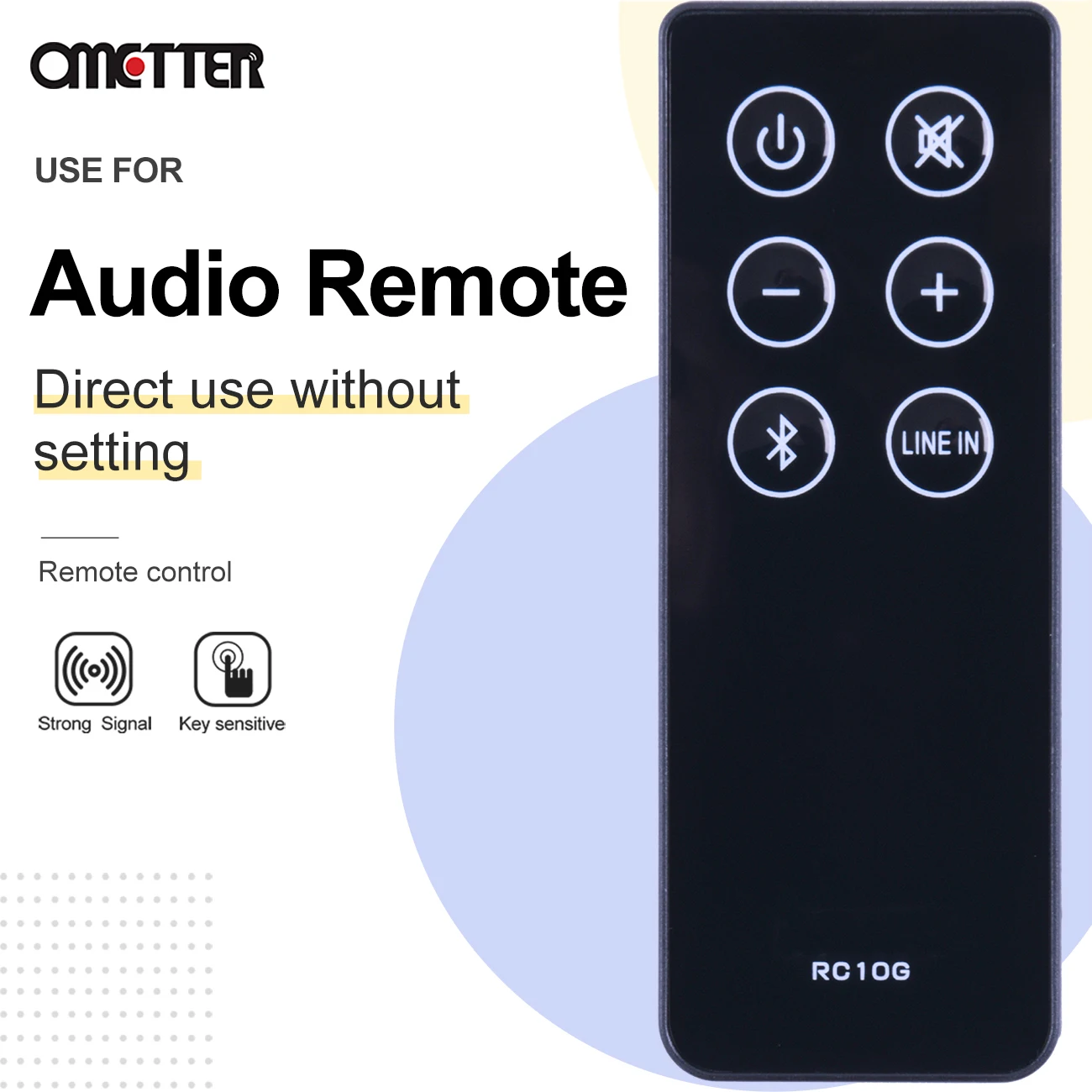 

RC10G for Edifier R1700BT R1800BT Bookshelf Speaker system Remote Control