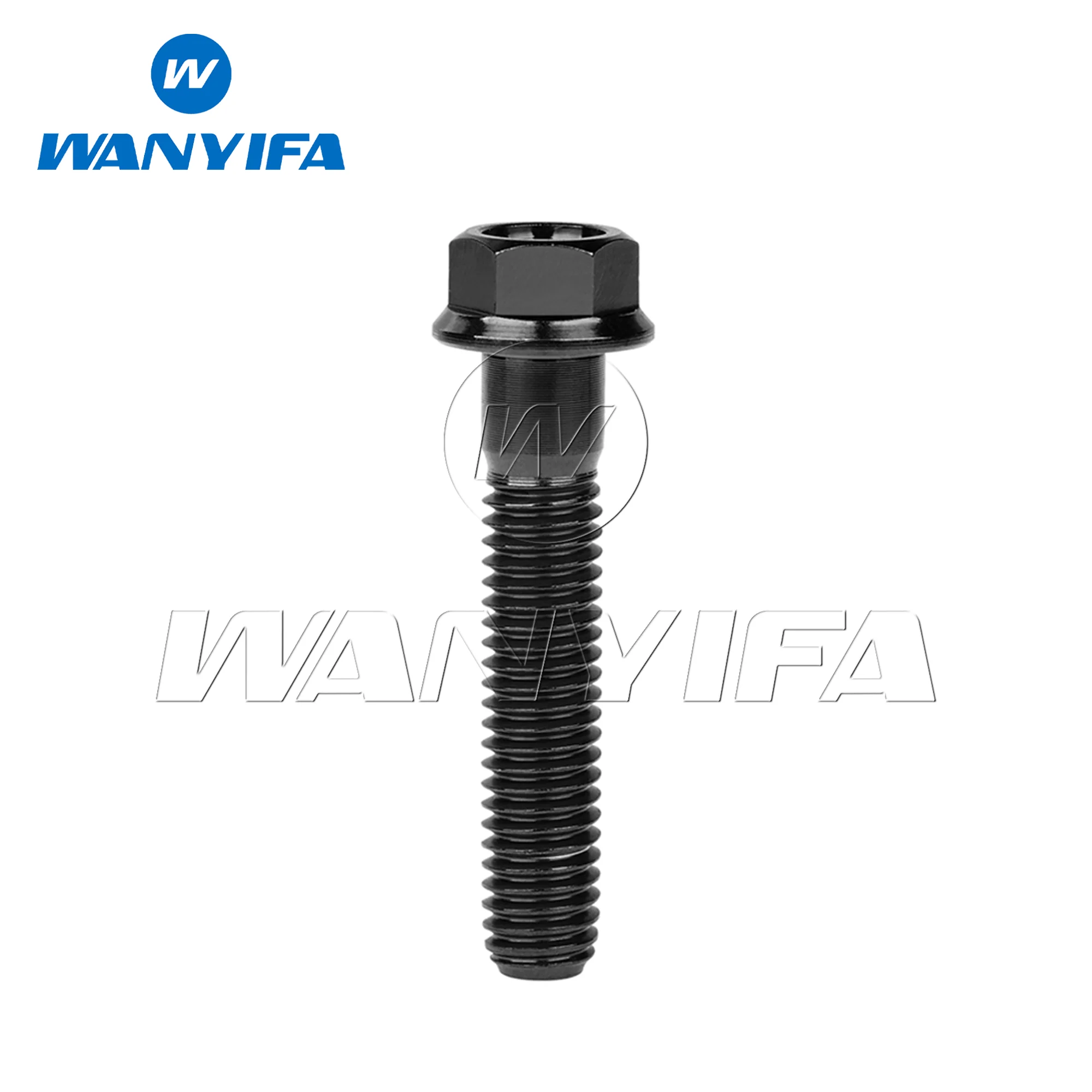 

Титановый болт Wanyifa M6/M8x10/15/20/25/30/35 ~ 100 мм, фланцевый винт с шестигранной головкой для велосипеда, мотоцикла, модификации автомобиля