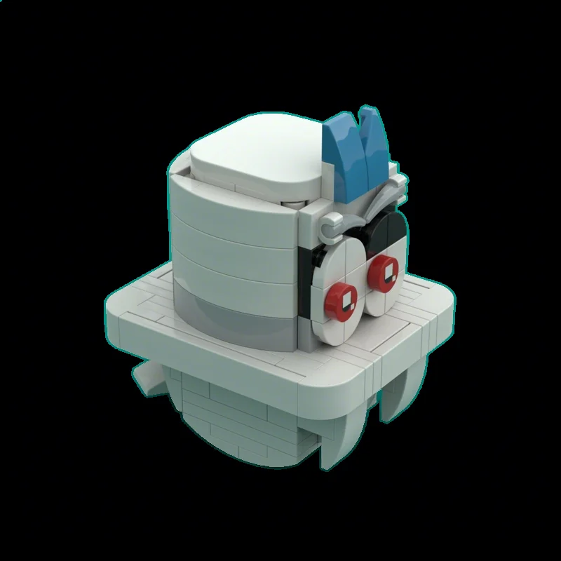 Фото 153 шт. MOC BrickHeadz Cappy Mario's Odyssey, модель из строительных блоков, рождественские подарки, архитектурный дисплей, образовательная коллекция №2