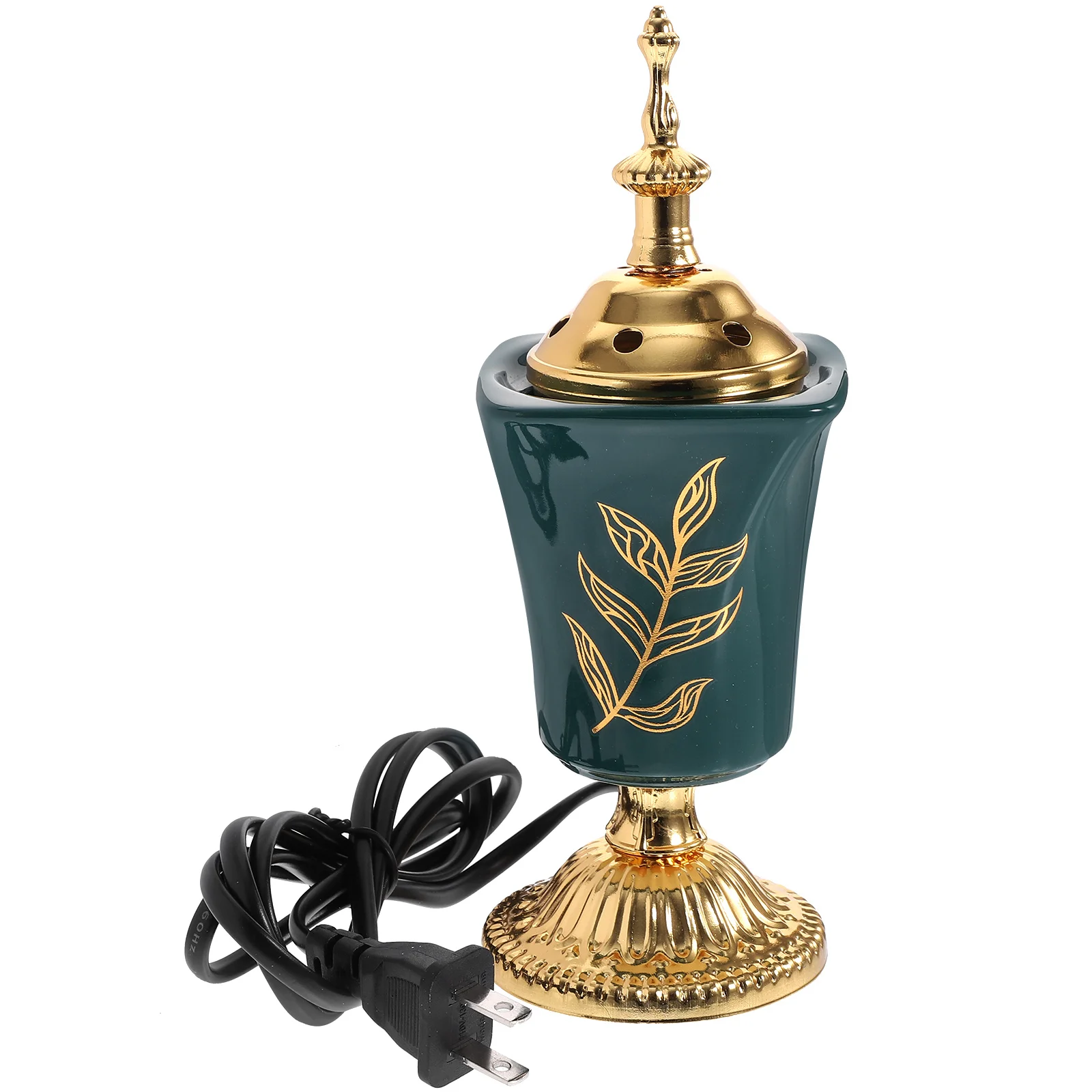

Indoors Tabletop Censer Electric Plug-in Burner Arabian Home Censer (US Plug) Stove
