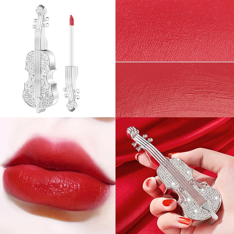 Матовая губная помада для скрипки глазурь губ увлажняющий воздушный бархат