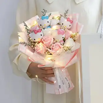 Hello Kitty Plush Stuffed Doll Bouquet 6