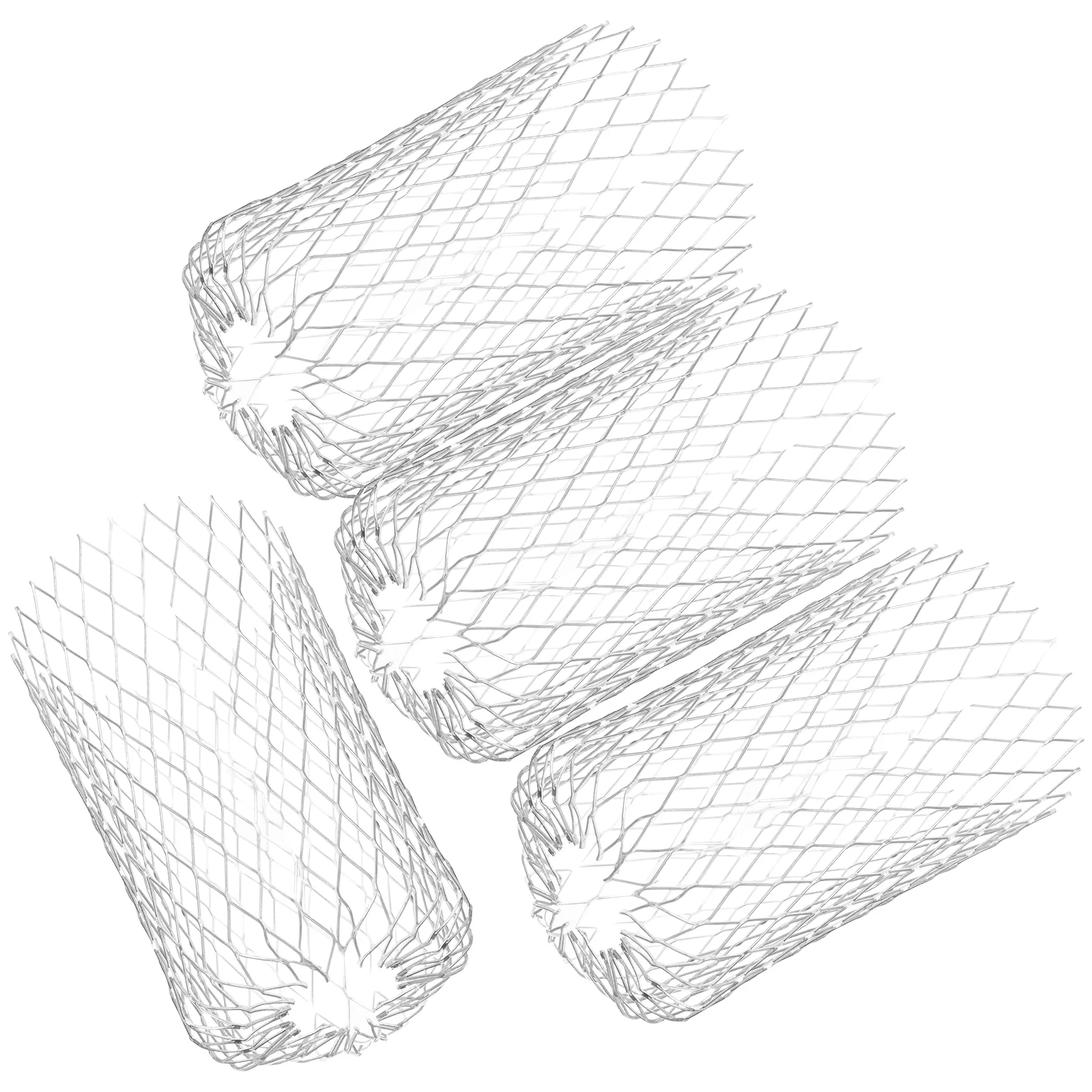 

4Pcs Roof Gutter Guards Roof Gutter Protector Leaf Filters Mesh Gutters Strainers Cover