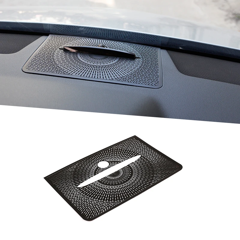 

Aluminum Alloy Black Car Dashboard Speaker Cover Trim For Mercedes benz GLK Class X204 GLK260 300 2008-2015 Accessories fast