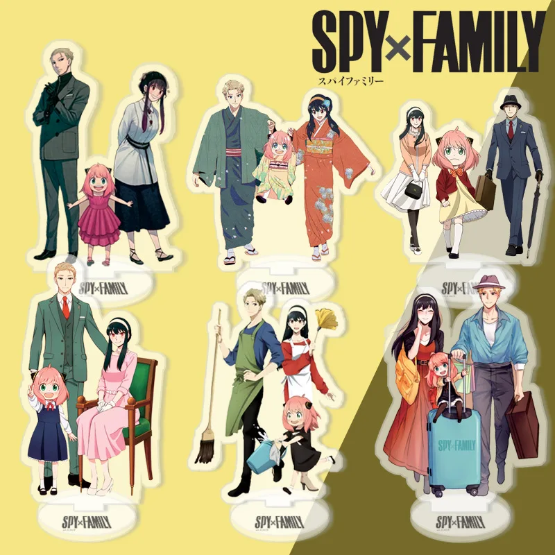 

Anime SPY×FAMILY Yor Forger Twilight Loid Forger Anya Forger Acrylic Desk Ornament Stand Kid Festival Gift Toy Cute Mini Cartoon