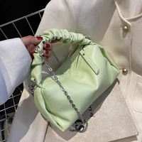 small crossbody messenger sling bag with pleats handle 2022 summer trendy womens designer handbag tote luxury shoulder bags pur