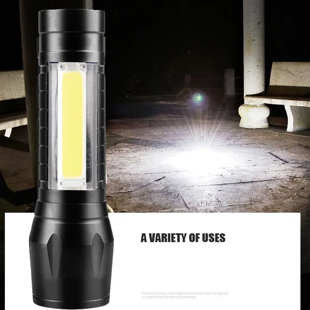 

Light Night Fishing Flashlight Aluminum Alloy Rechargeable Hand Torch