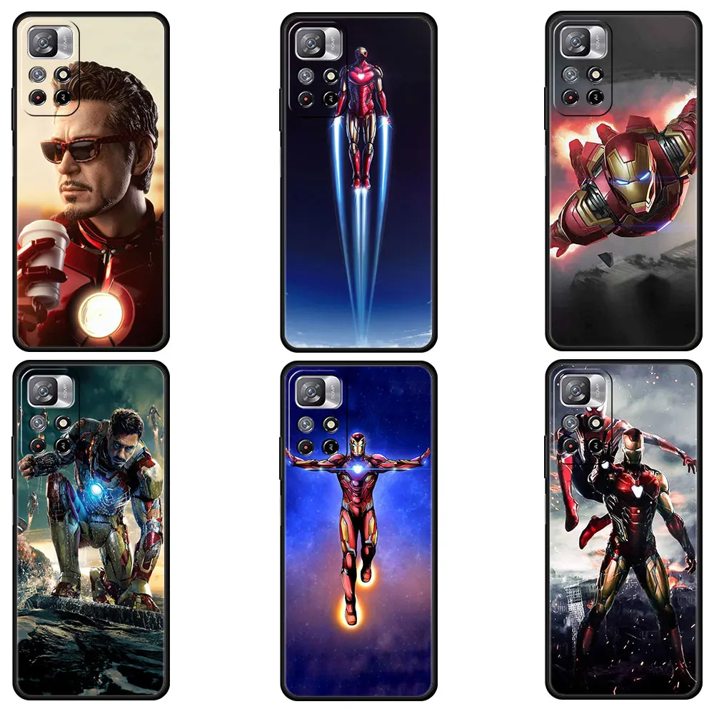 

Iron Man Battle Case for Xiaomi redmi note 10 11 pro 10pro 9pro 8pro 7 11t 9t 8t 9s Cover Marvel Coque Redmi 9 9a 9c 8 k40 Funda