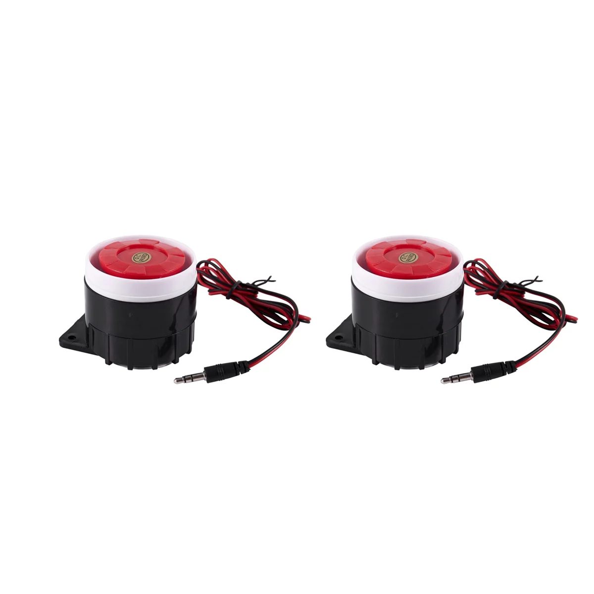 

2X пьезо-зуммер непрерывного звучания, 12 В постоянного тока, дБ, черный + красный