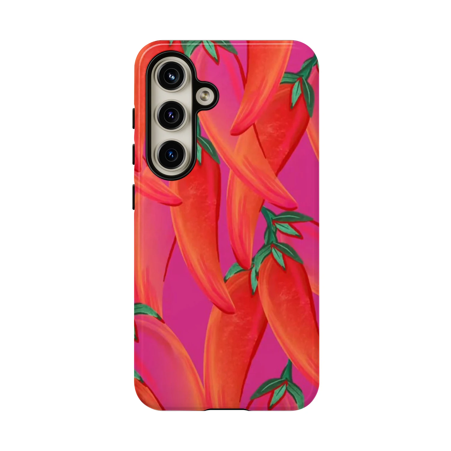 Фото Чехол для телефона Red Pepper Chili для Samsung Galaxy S2 S24FE S23 S22 S21 S20 A13 A14 A15 A16 A23 A32 A35 A52 A53 A54 A55 A71 5G №3