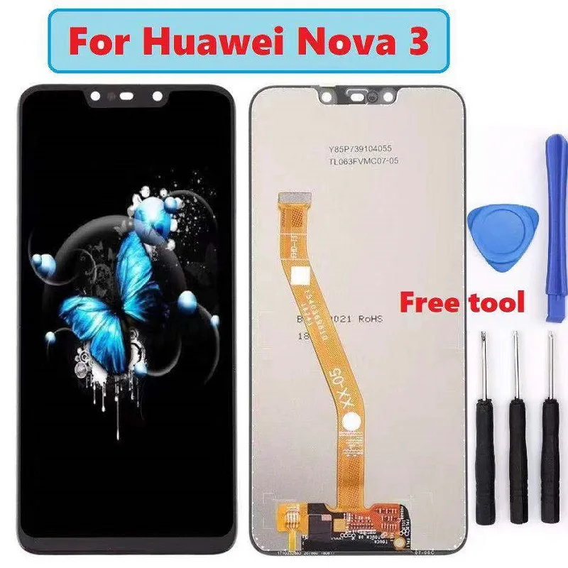 Для huawei nova 3 ЖК-дисплей сенсорный экран дигитайзер в сборе для 3i INE-AL00 lcd |