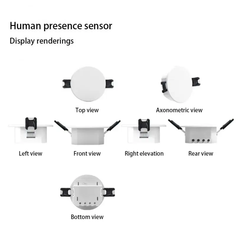 

Tuya ZigBee Smart Human Presence Sensor Energy Saving Environmental Protection Micro-motion Human Detector Security Alarm