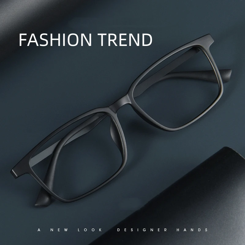 Мужские деловые очки для чтения TR90 из титанового сплава с защитой от синего света
