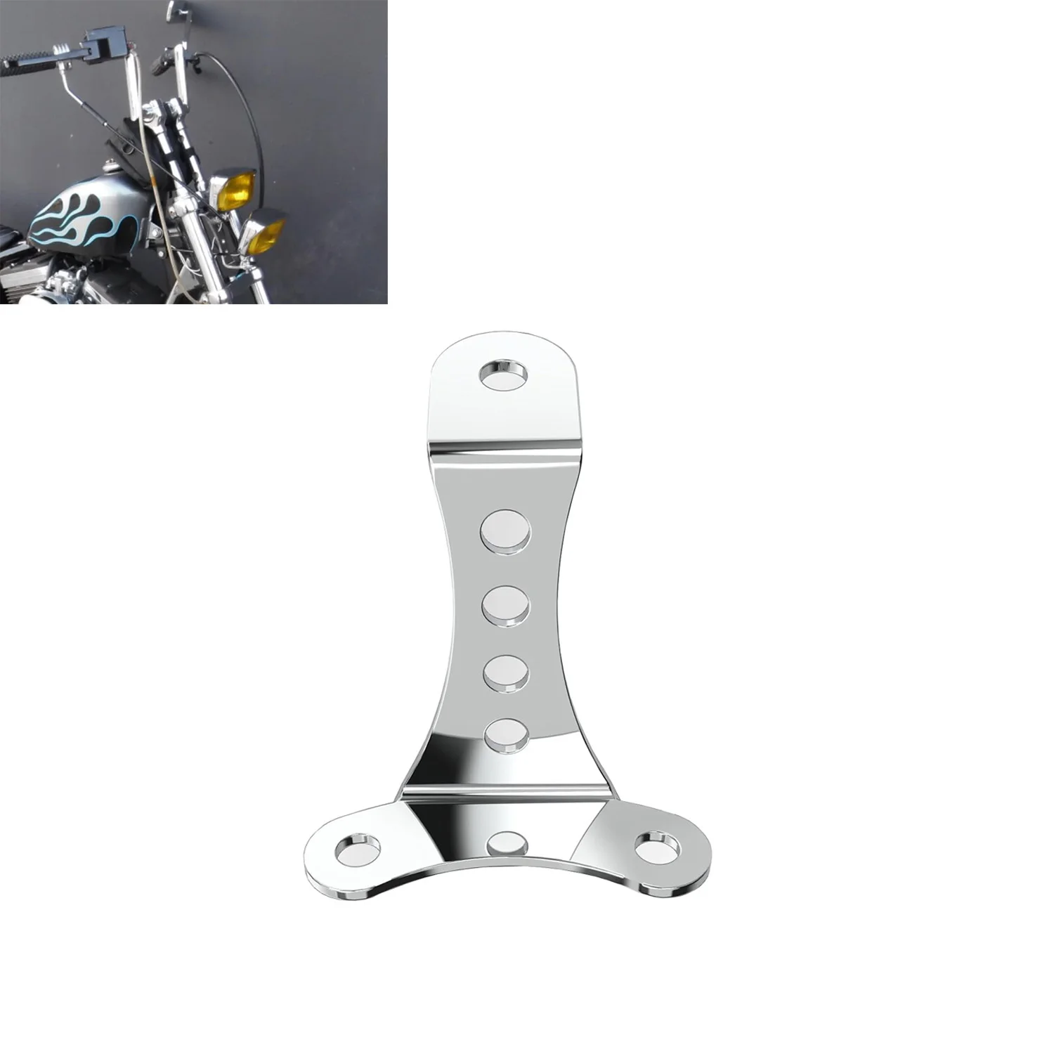 

3,5-дюймовый кронштейн для крепления фар, адаптер для держателя фары, подходит для Harley Sportster Big Twin