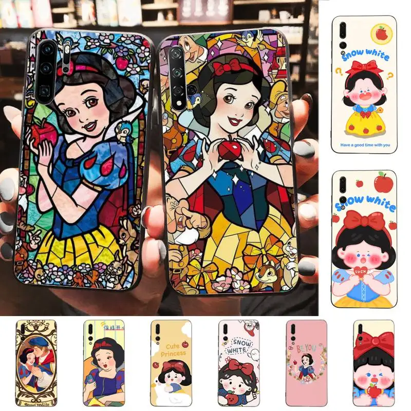 

Disney Snow White Phone Case Soft Silicone Case For Huawei p 30lite p30 20pro p40lite P30 Capa