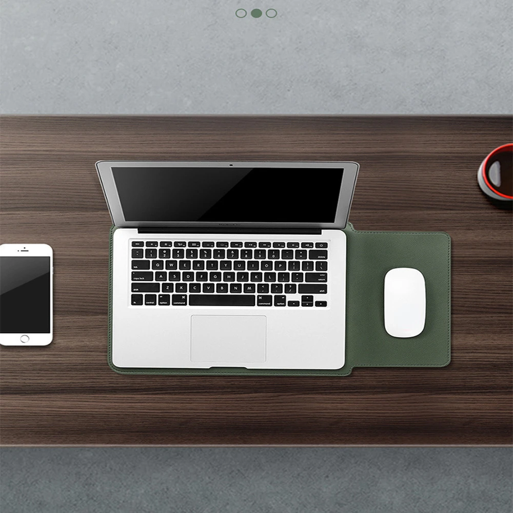 

Bag Laptop Case For Macbook Air Pro M1 13 15 7.9 11.9 2021 For XiaoMi Notebook PU Leather Cover For Huawei Matebook